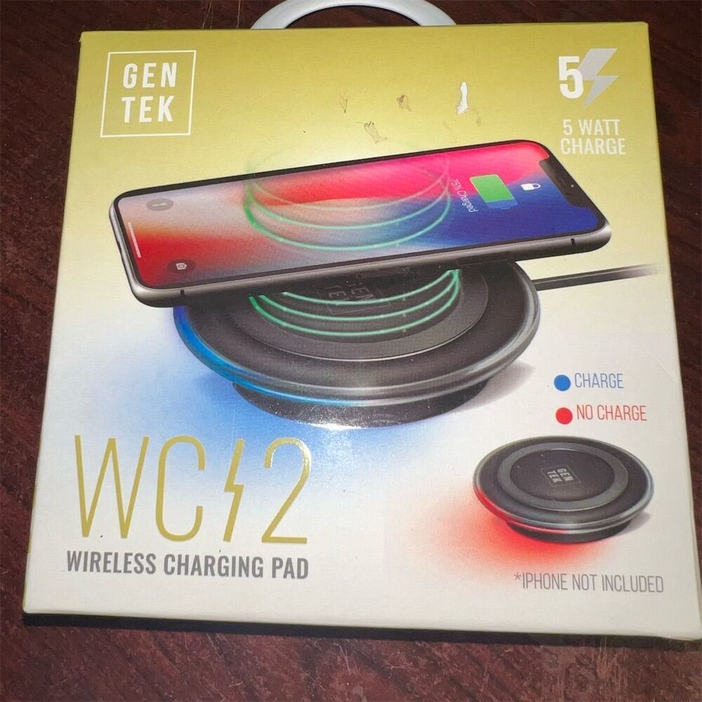 Gentek Wireless Charging Pad USB Connectivity 1 Unit
